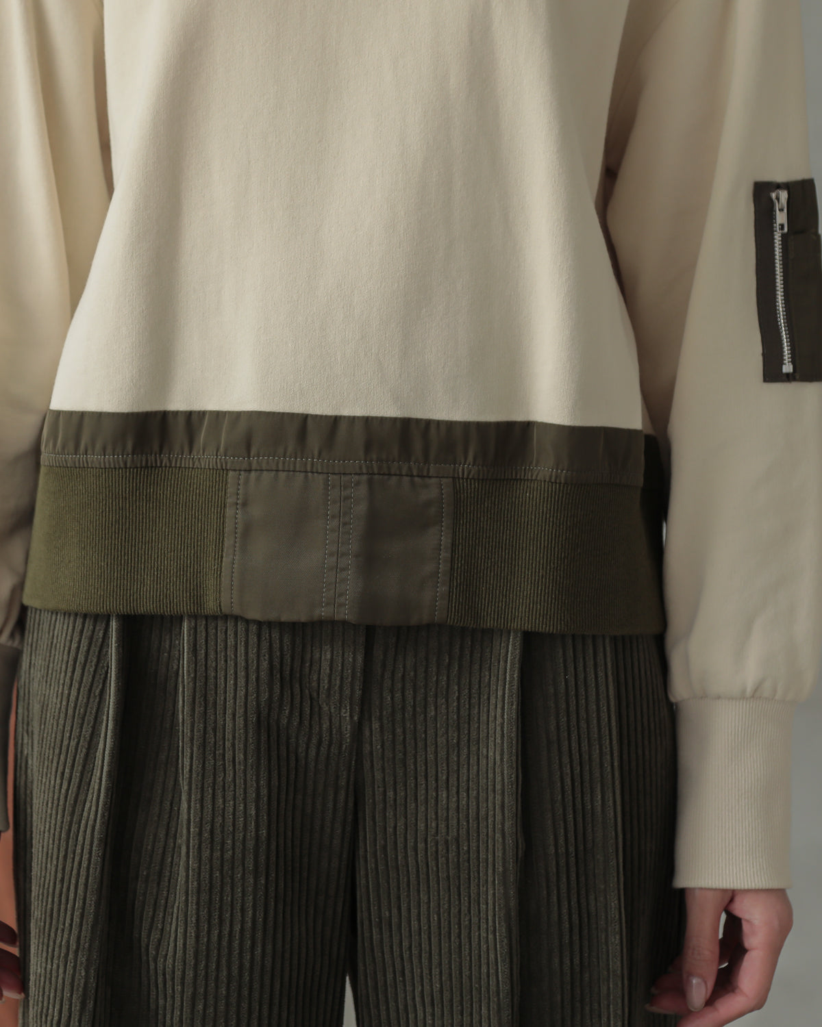 fleece lining pullover