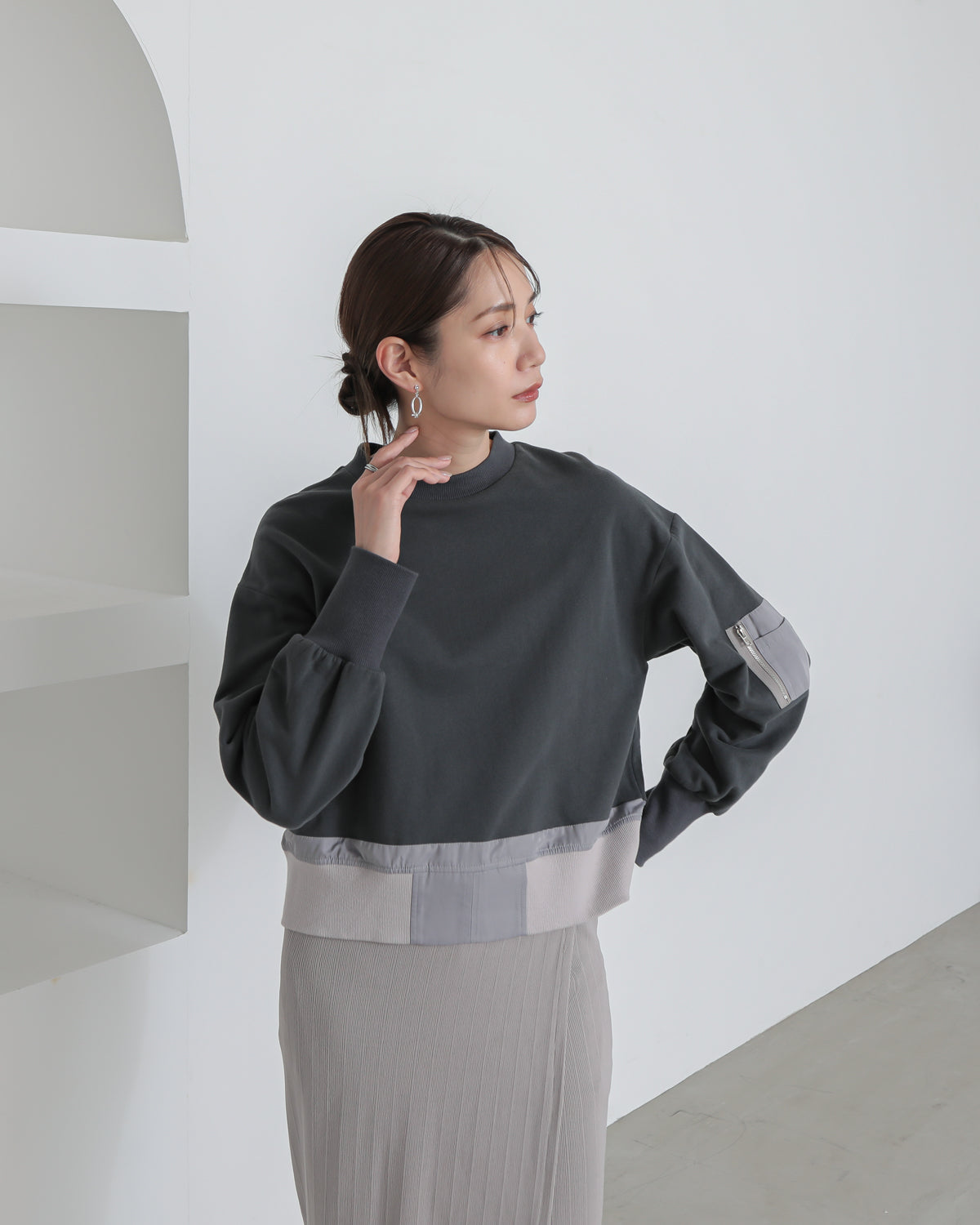 fleece lining pullover