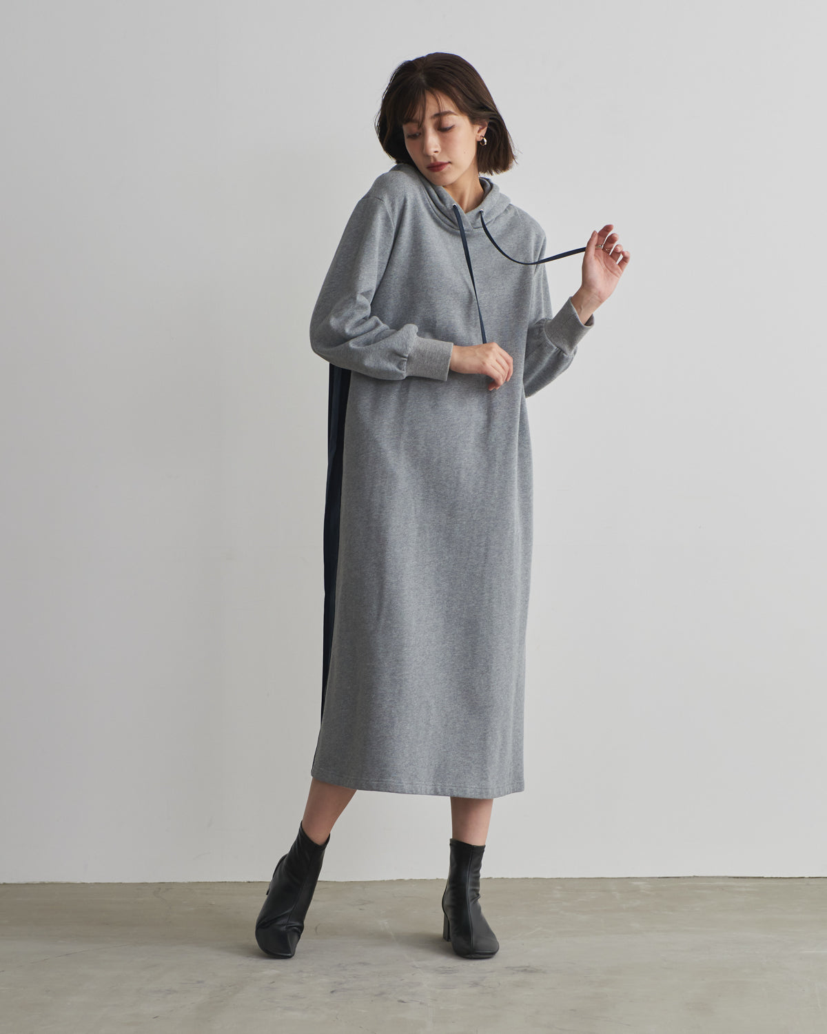 back pleats brushed lining one piece