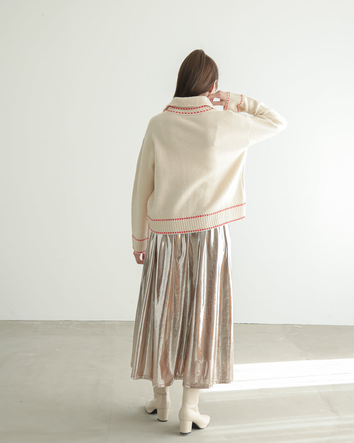 skipper collar pullover