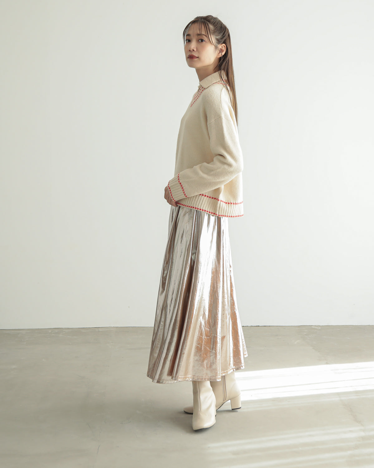 skipper collar pullover