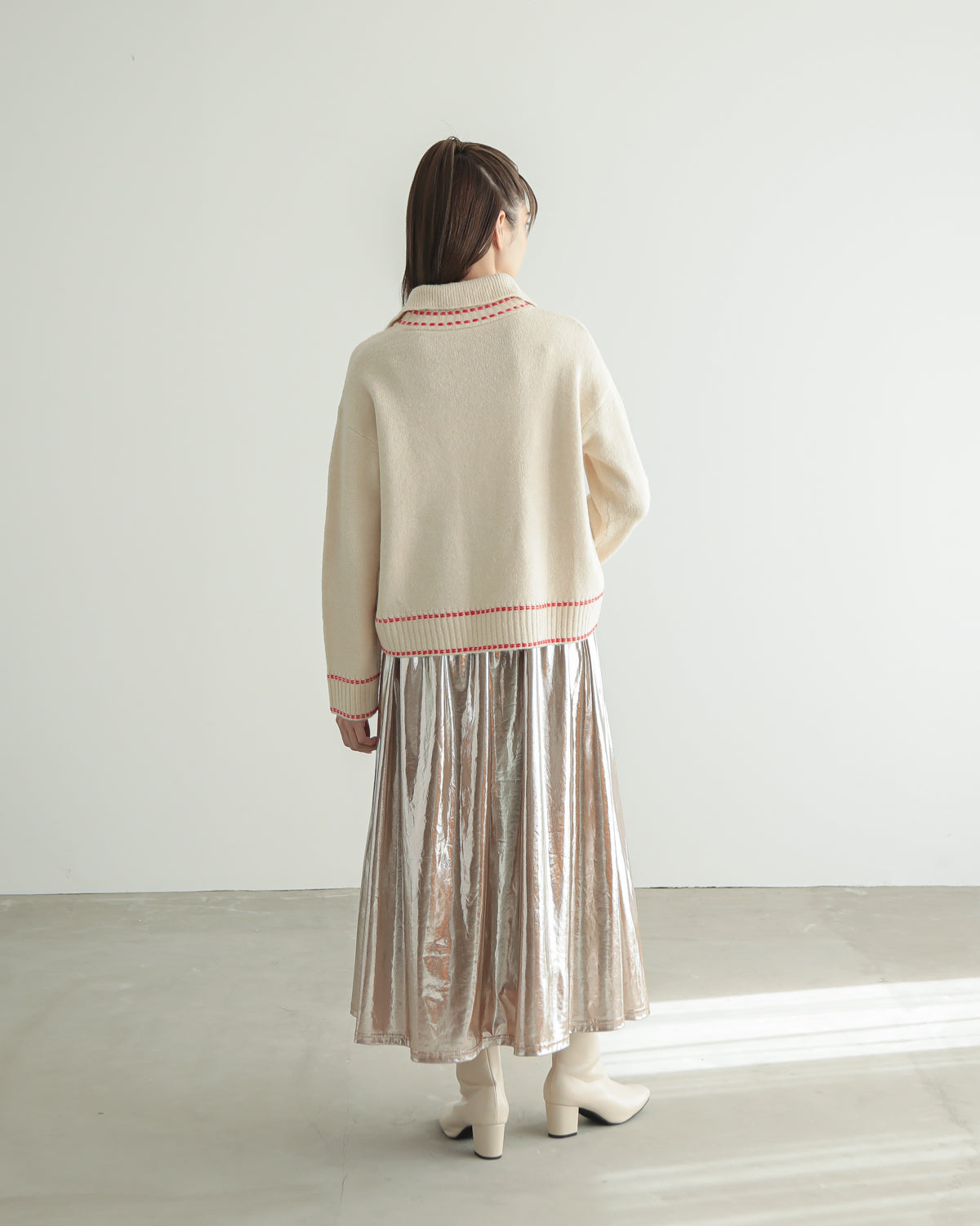 skipper collar pullover