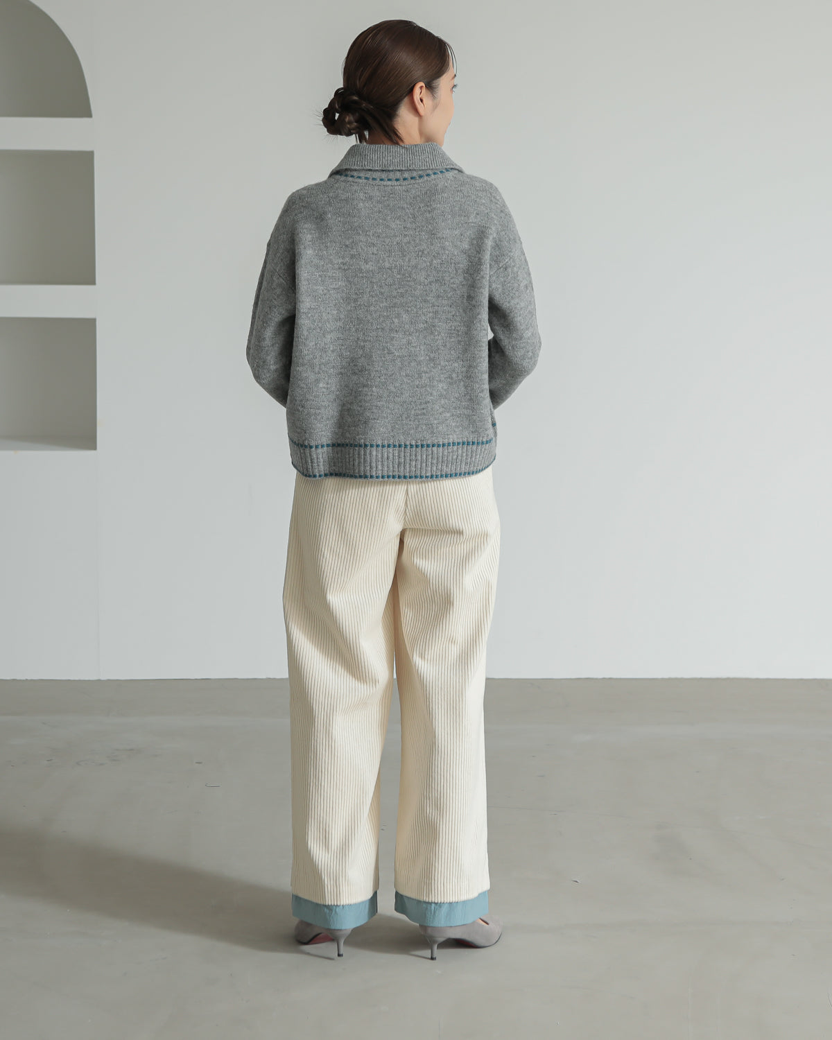 skipper collar pullover