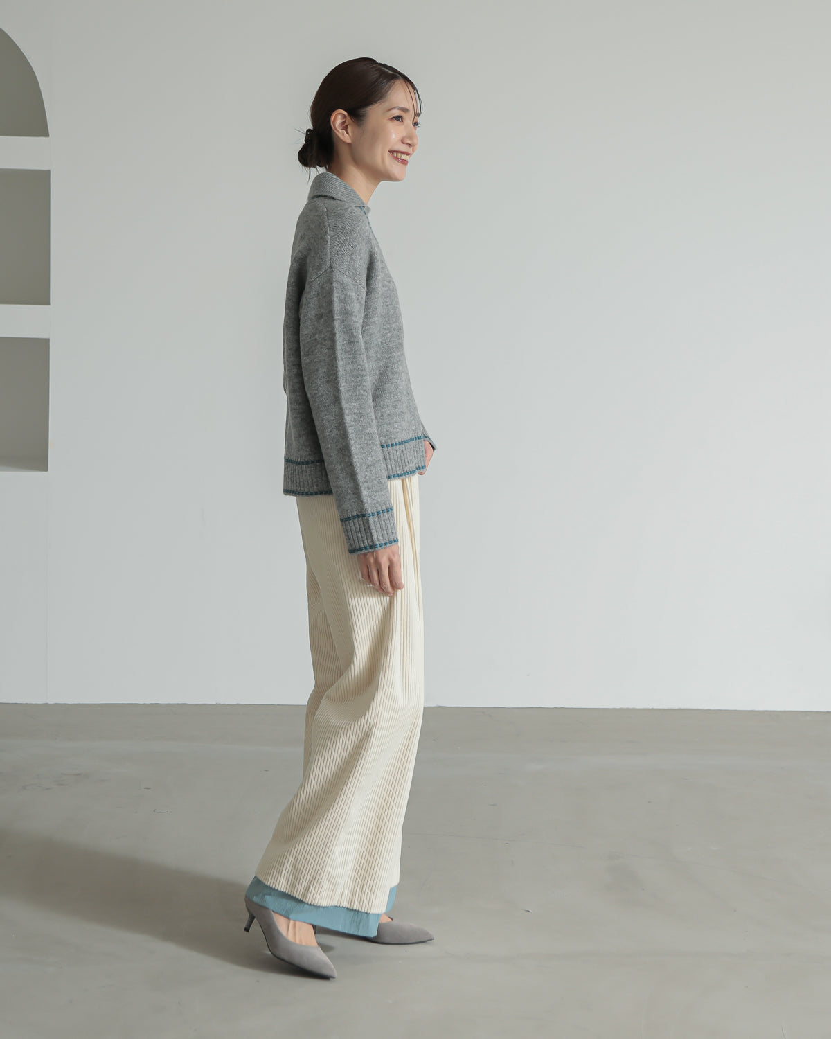 skipper collar pullover