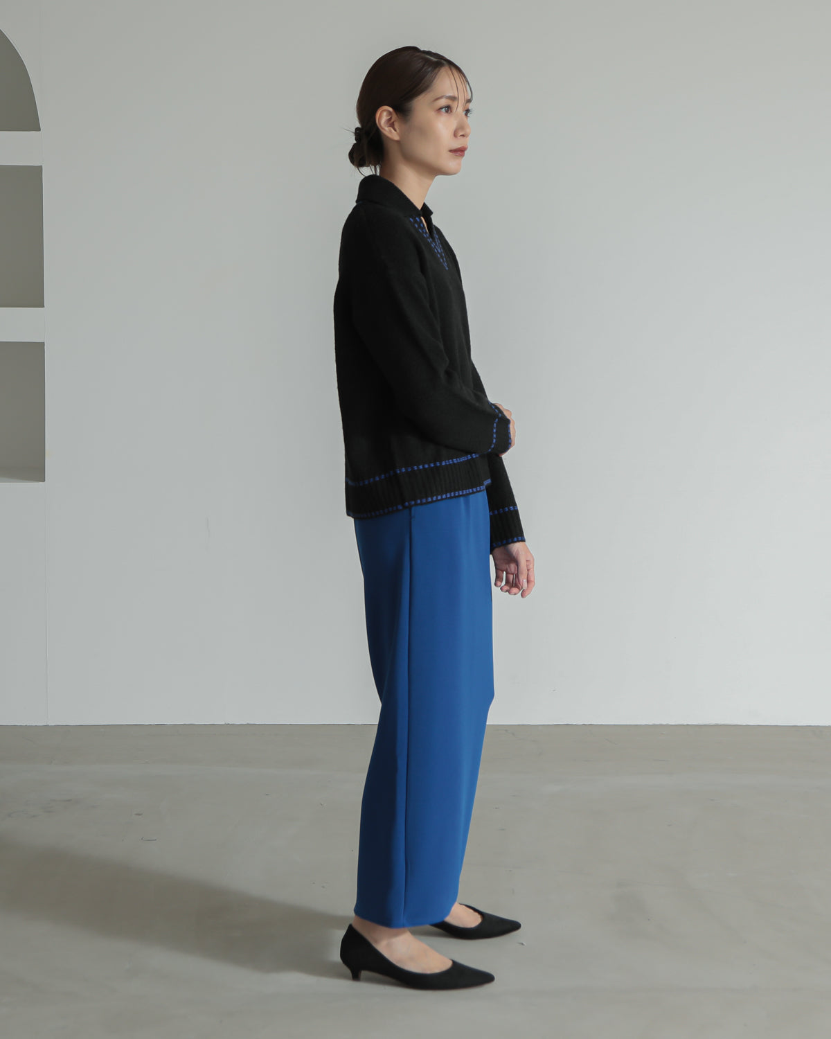 skipper collar pullover