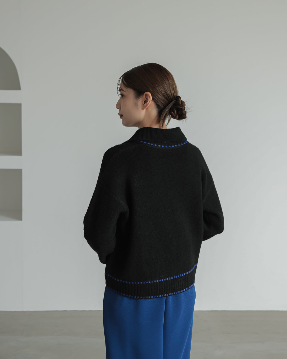 skipper collar pullover