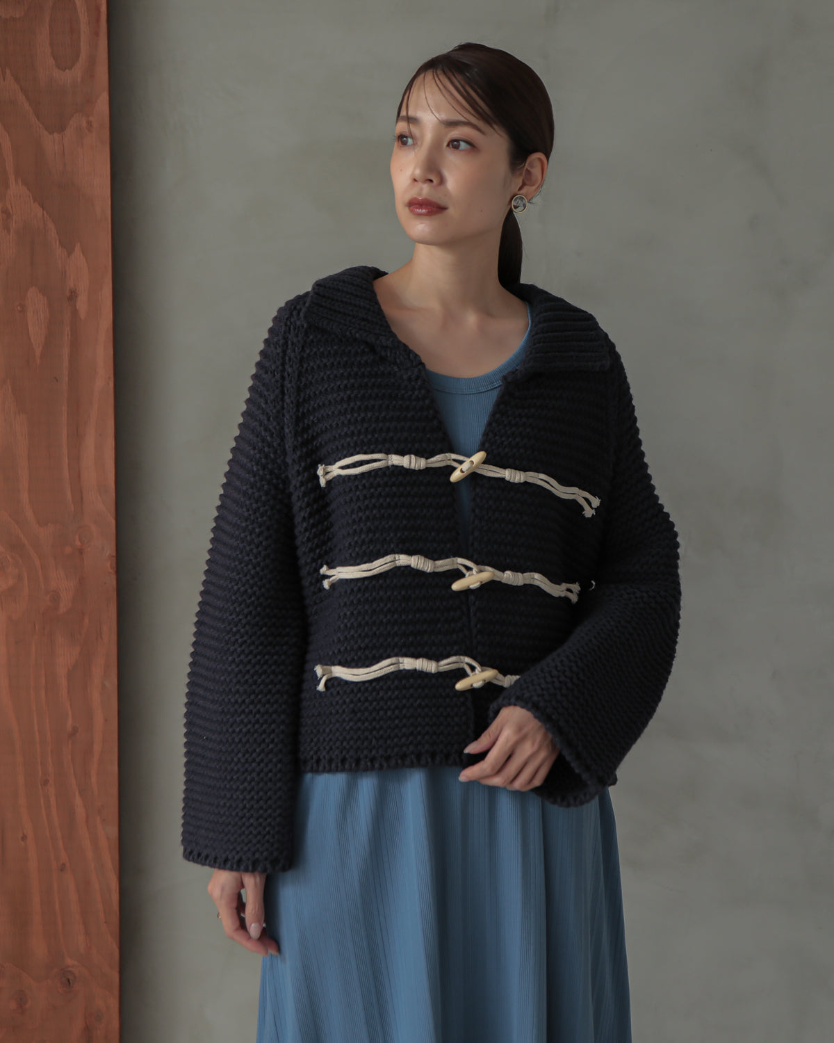 1.5g torgu button cardigan