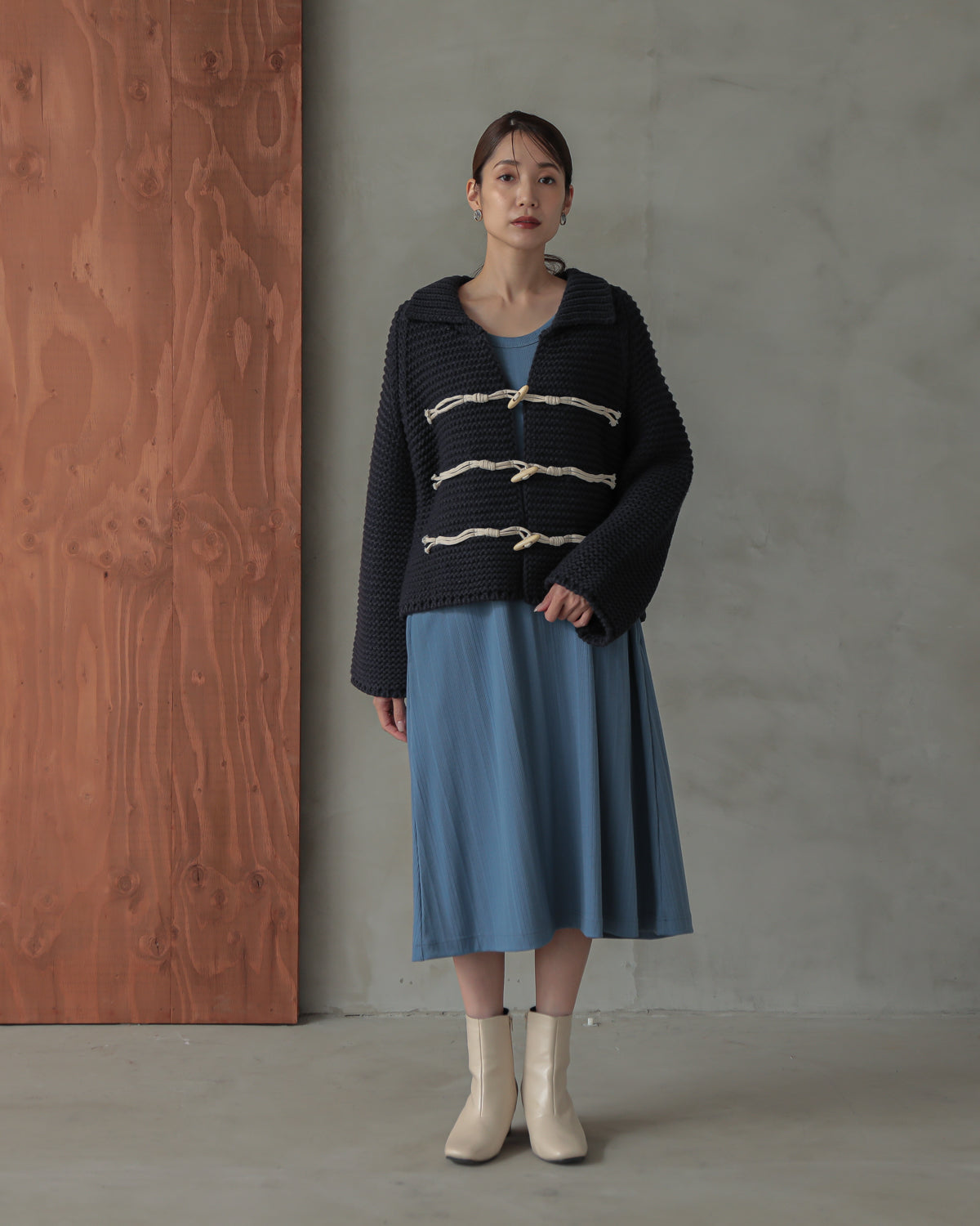 1.5g torgu button cardigan
