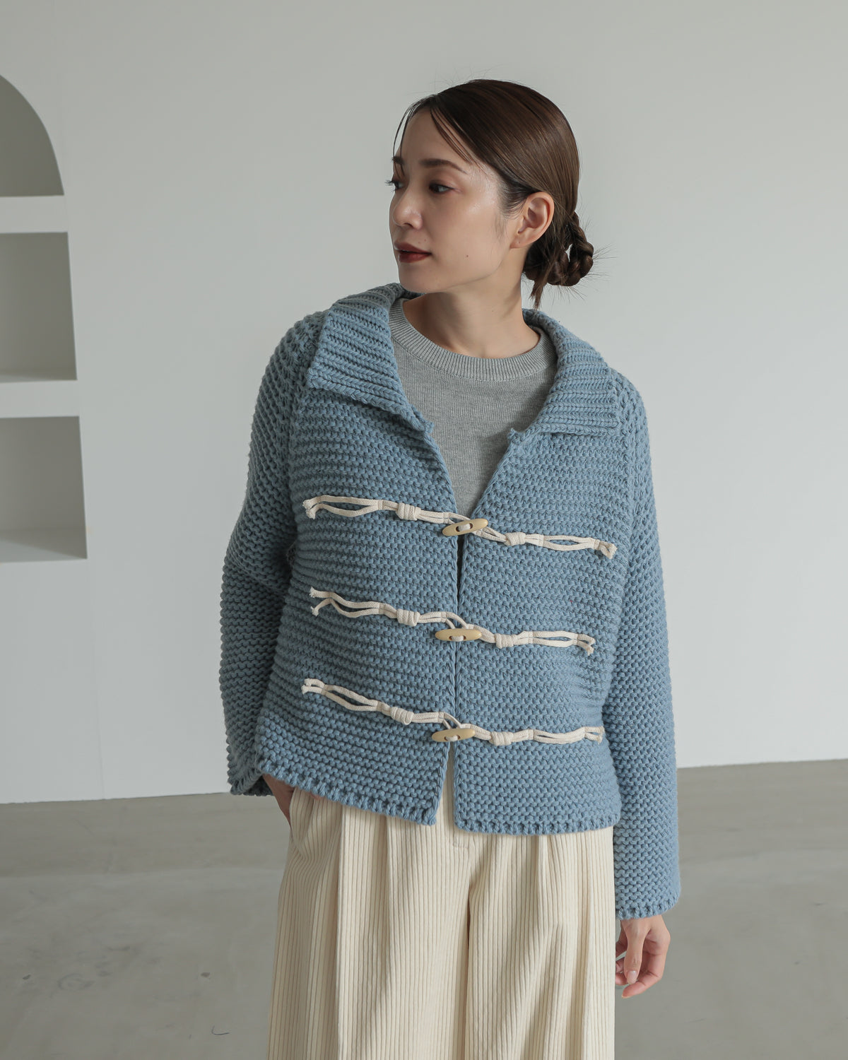 1.5g torgu button cardigan