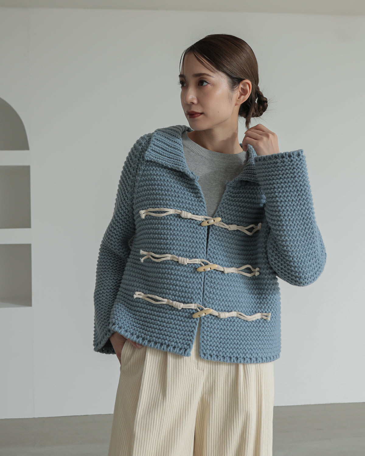 1.5g torgu button cardigan