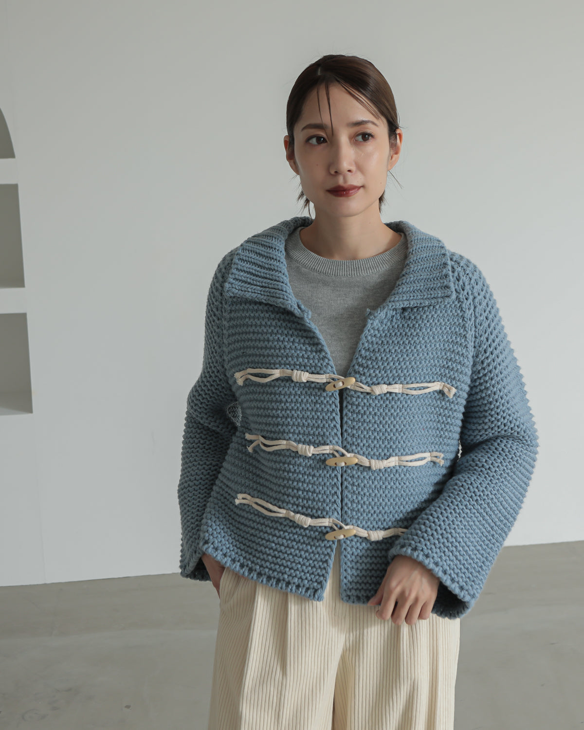 1.5g torgu button cardigan