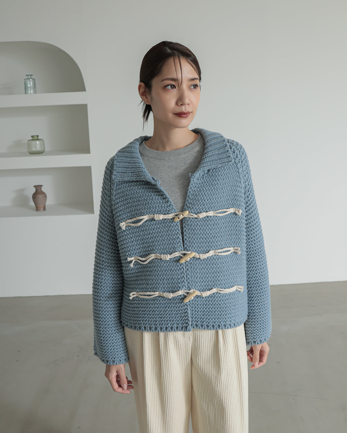 1.5g torgu button cardigan
