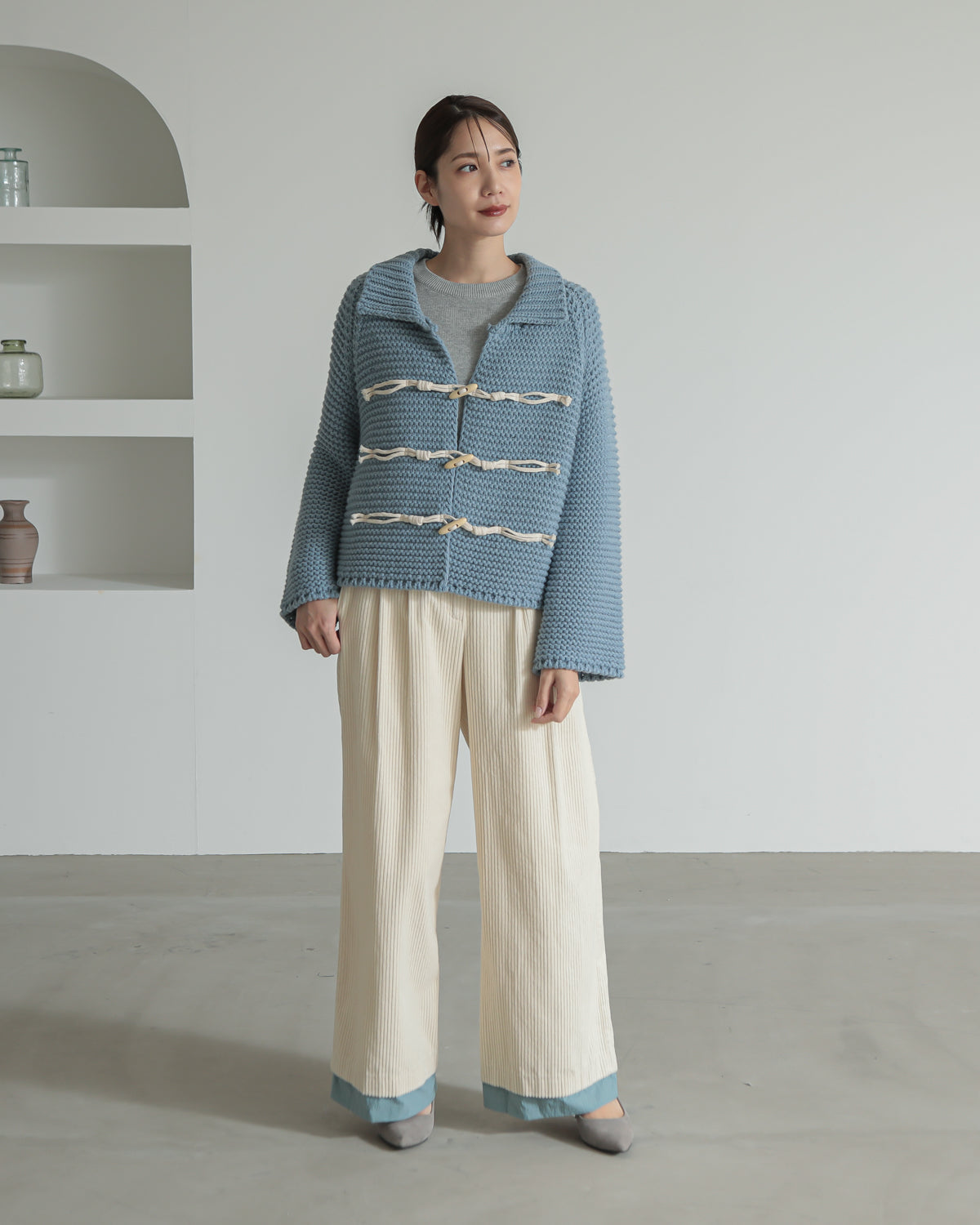 1.5g torgu button cardigan