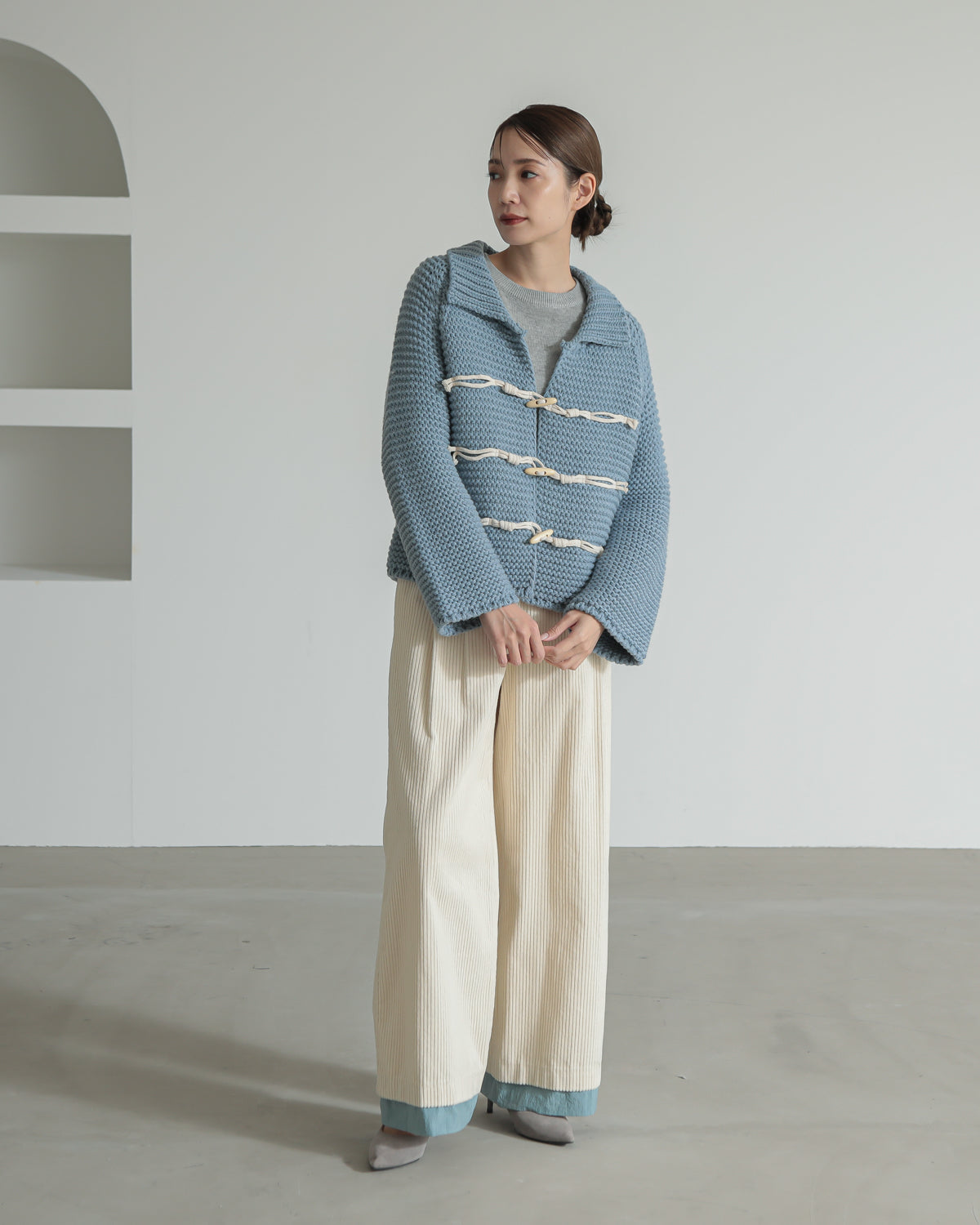 1.5g torgu button cardigan