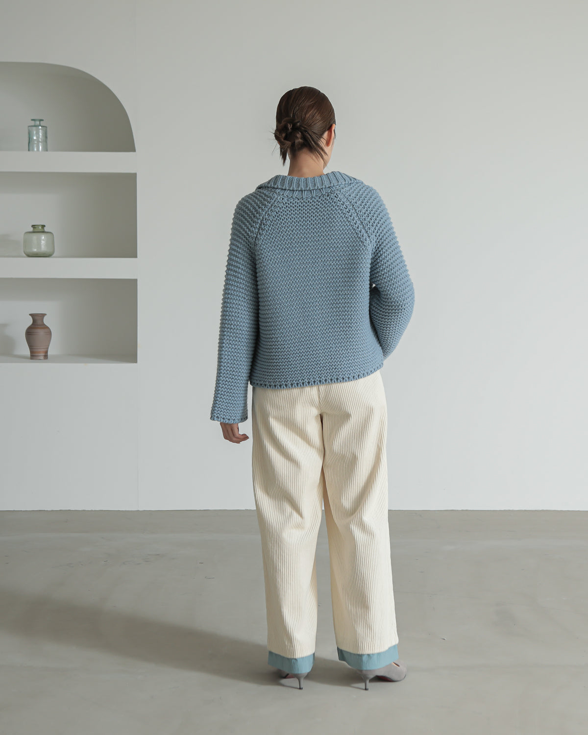 1.5g torgu button cardigan