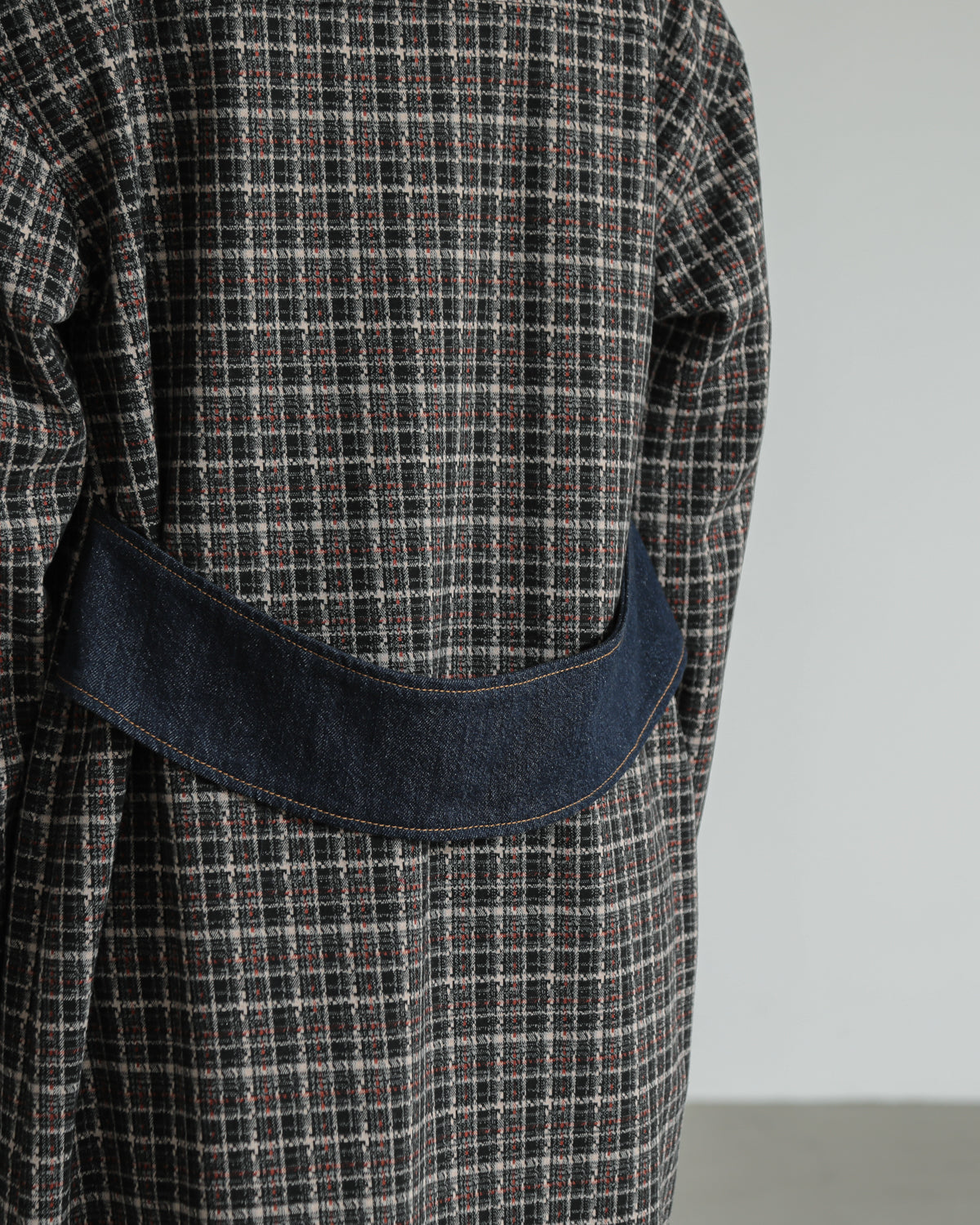 plaid coat