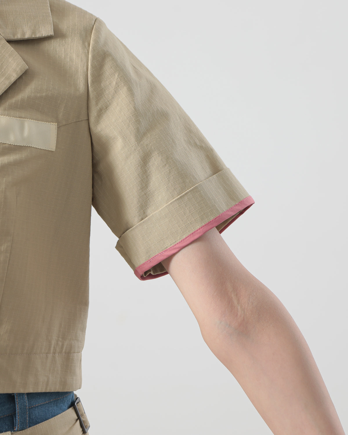 5分袖テーラードジャケット