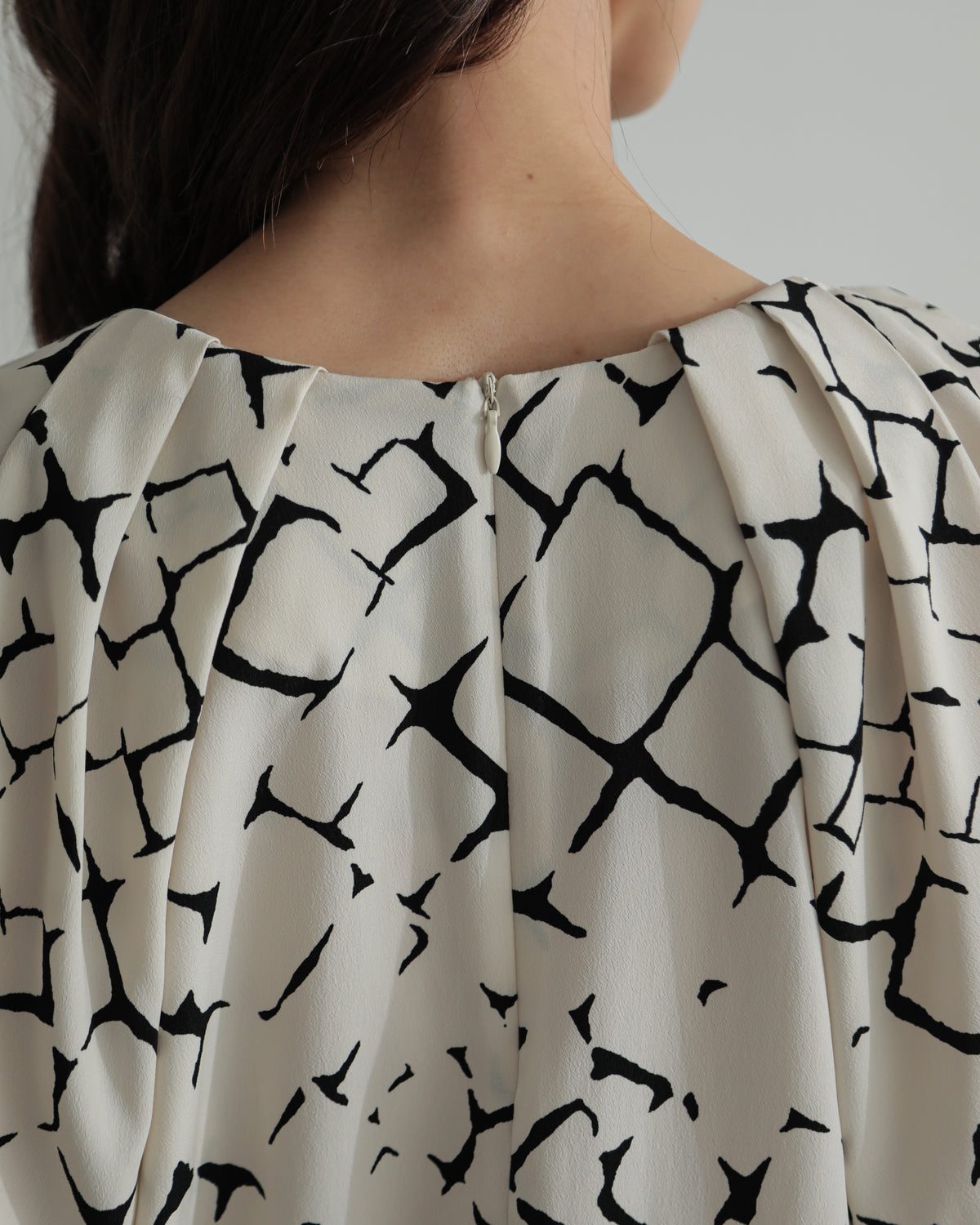 giraffe print blouse