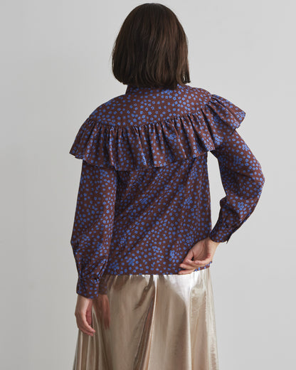 small flower print blouse