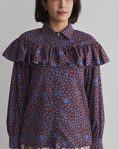 small flower print blouse