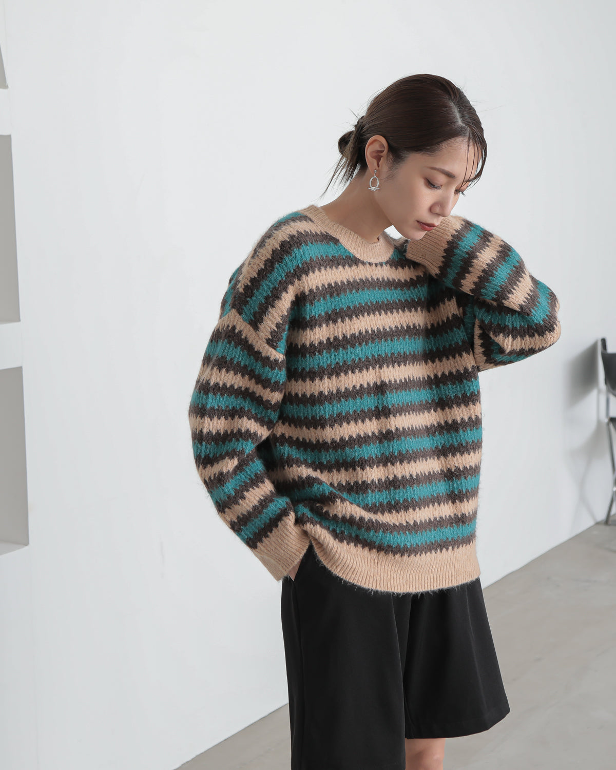 gizagiza　border knit