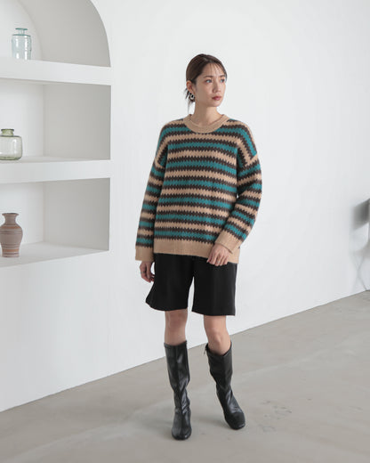 gizagiza　border knit