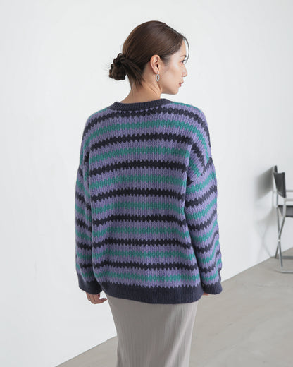 gizagiza　border knit