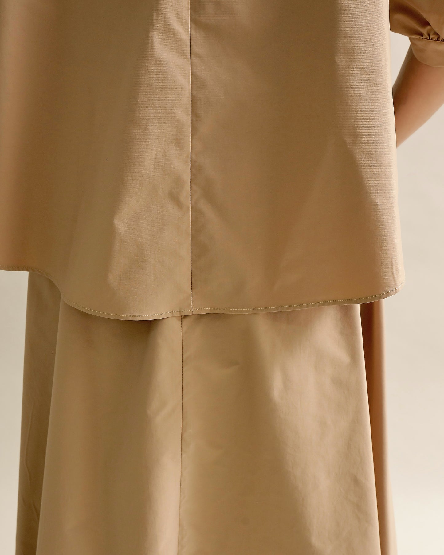 異素材組み合わせブラウス