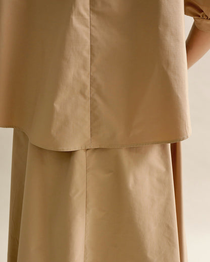 異素材組み合わせブラウス