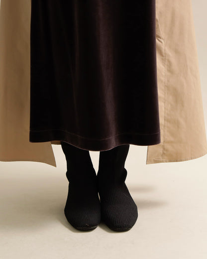 異素材組み合わせスカート