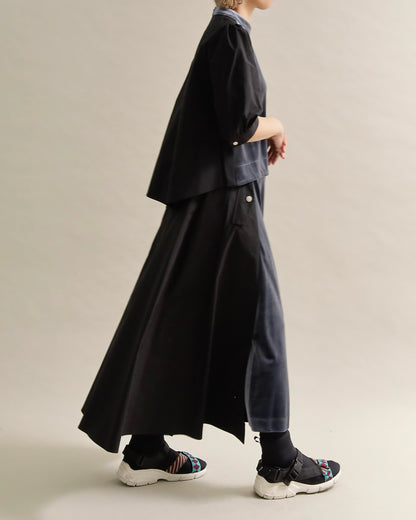 異素材組み合わせスカート