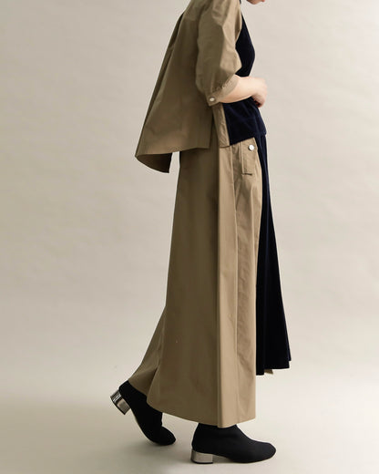 異素材組み合わせスカート