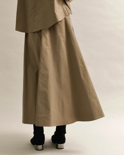 異素材組み合わせスカート