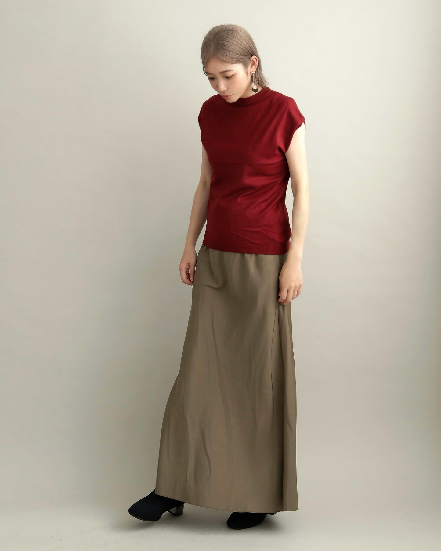 フレンチスリーブニット