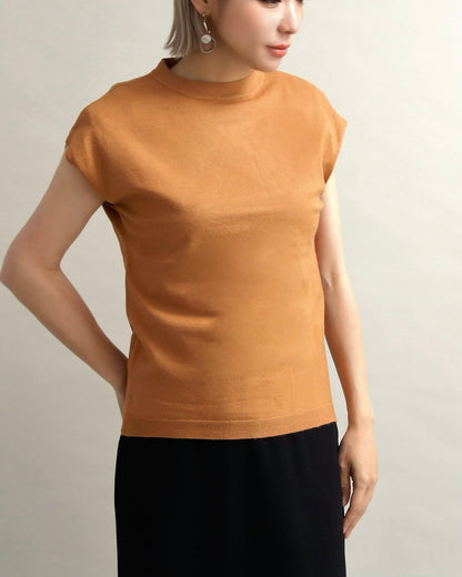 フレンチスリーブニット