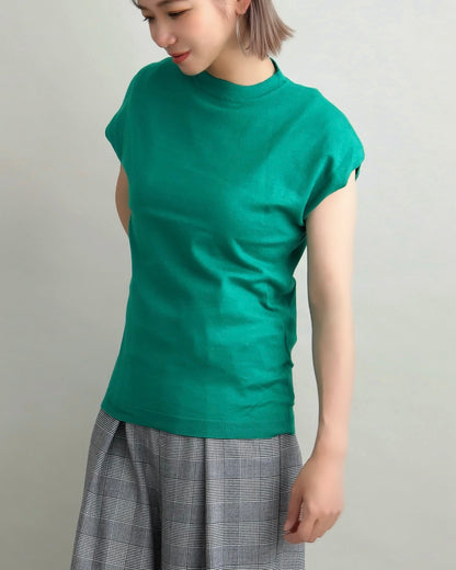 フレンチスリーブニット