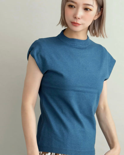 フレンチスリーブニット