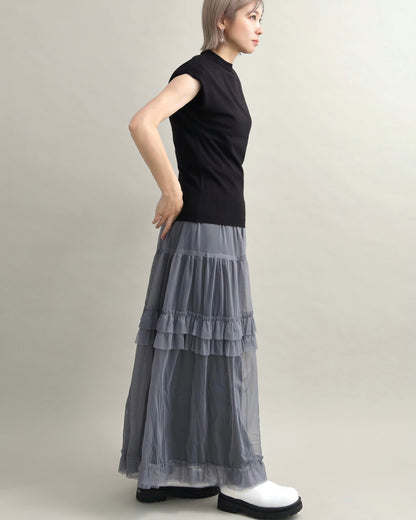 フレンチスリーブニット