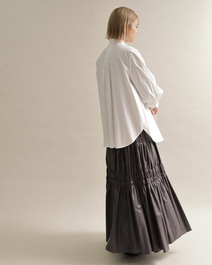 リボンタイブラウス