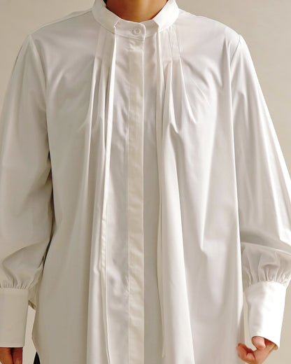 リボンタイブラウス