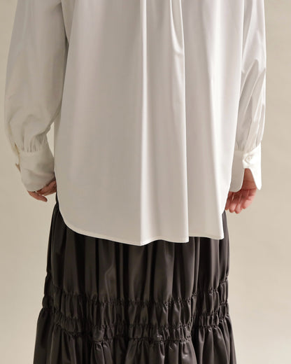 リボンタイブラウス