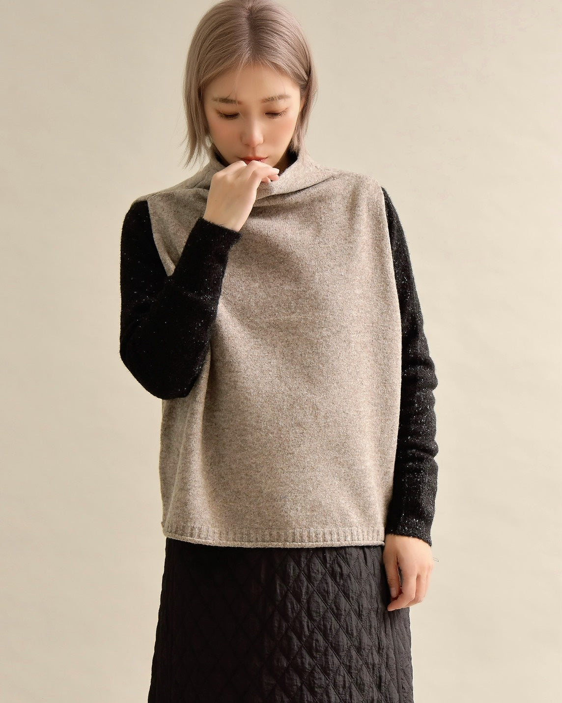 ato レイヤードベスト ソフトタッチハイネックレイヤードベスト – Mia Asterism