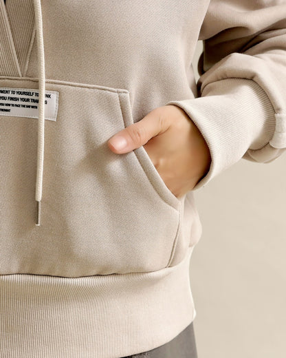 スリットスリーブ・ショートフーディー