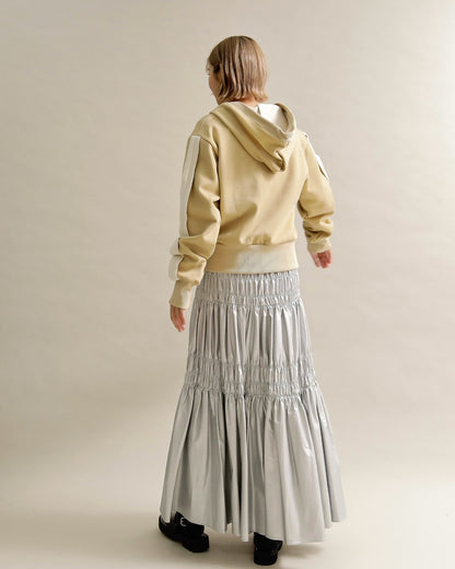 スリットスリーブ・ショートフーディー