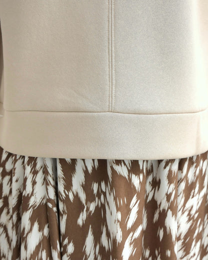 フリンジファースリーブ・スウェットプルオーバー