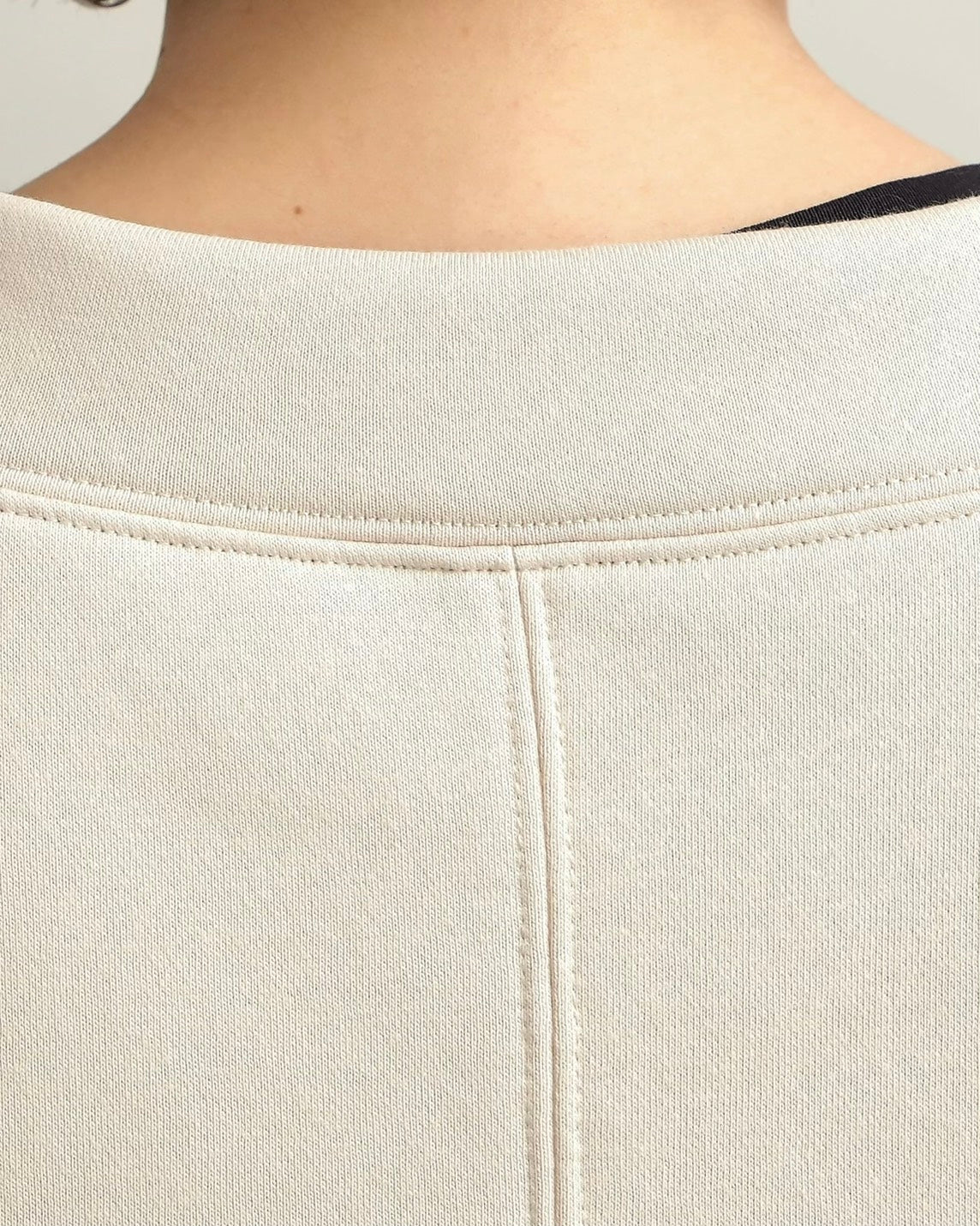 フリンジファースリーブ・スウェットプルオーバー