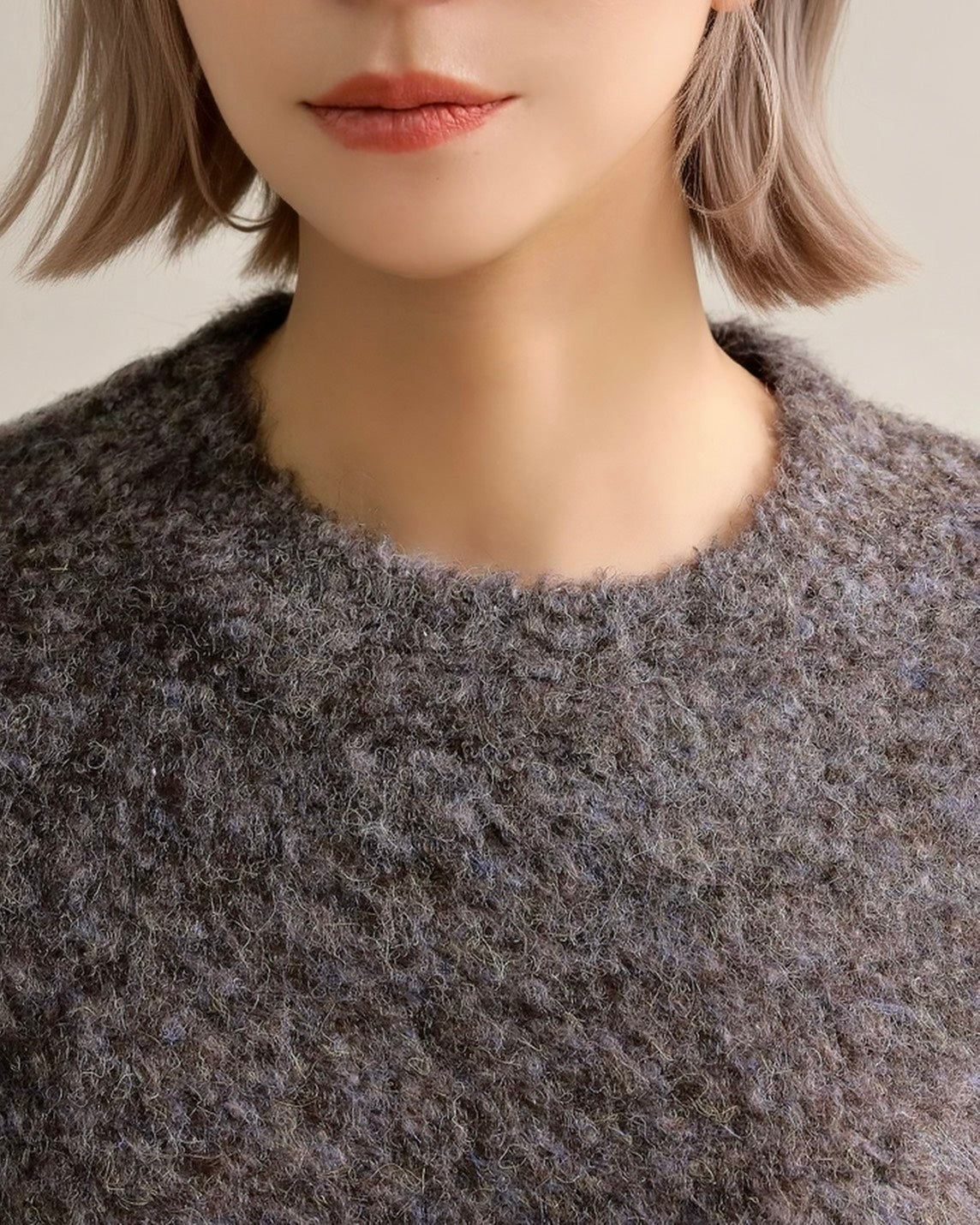 ニュアンスボーダーニット