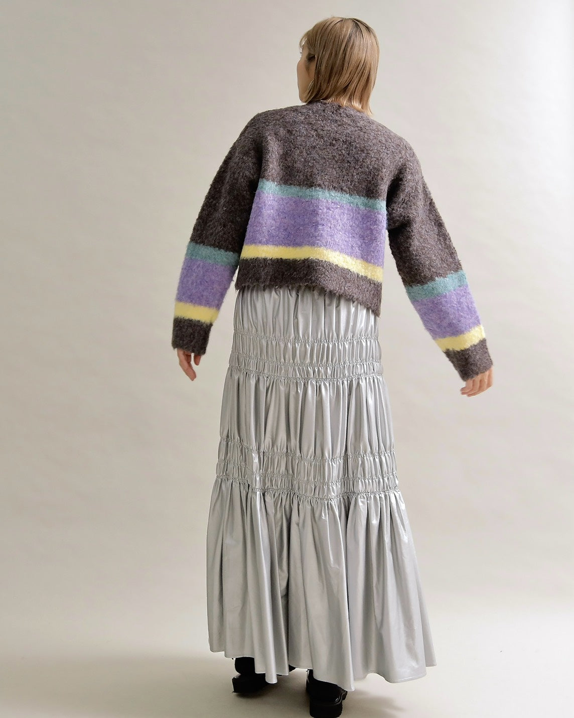 ニュアンスボーダーニット