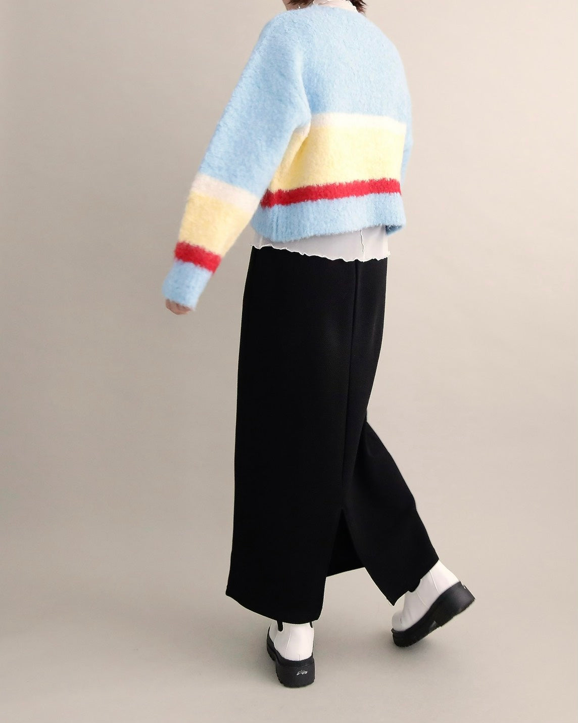 ニュアンスボーダーニット