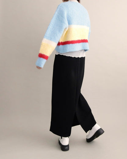 ニュアンスボーダーニット